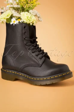 Flash Sale Dr. Martens 1460 Virginia Stiefeletten In Schwarz