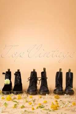 Flash Sale Dr. Martens 1460 Virginia Stiefeletten In Schwarz