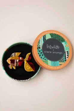 Best Sale Erstwilder A Goldfish Named Silence Brosche