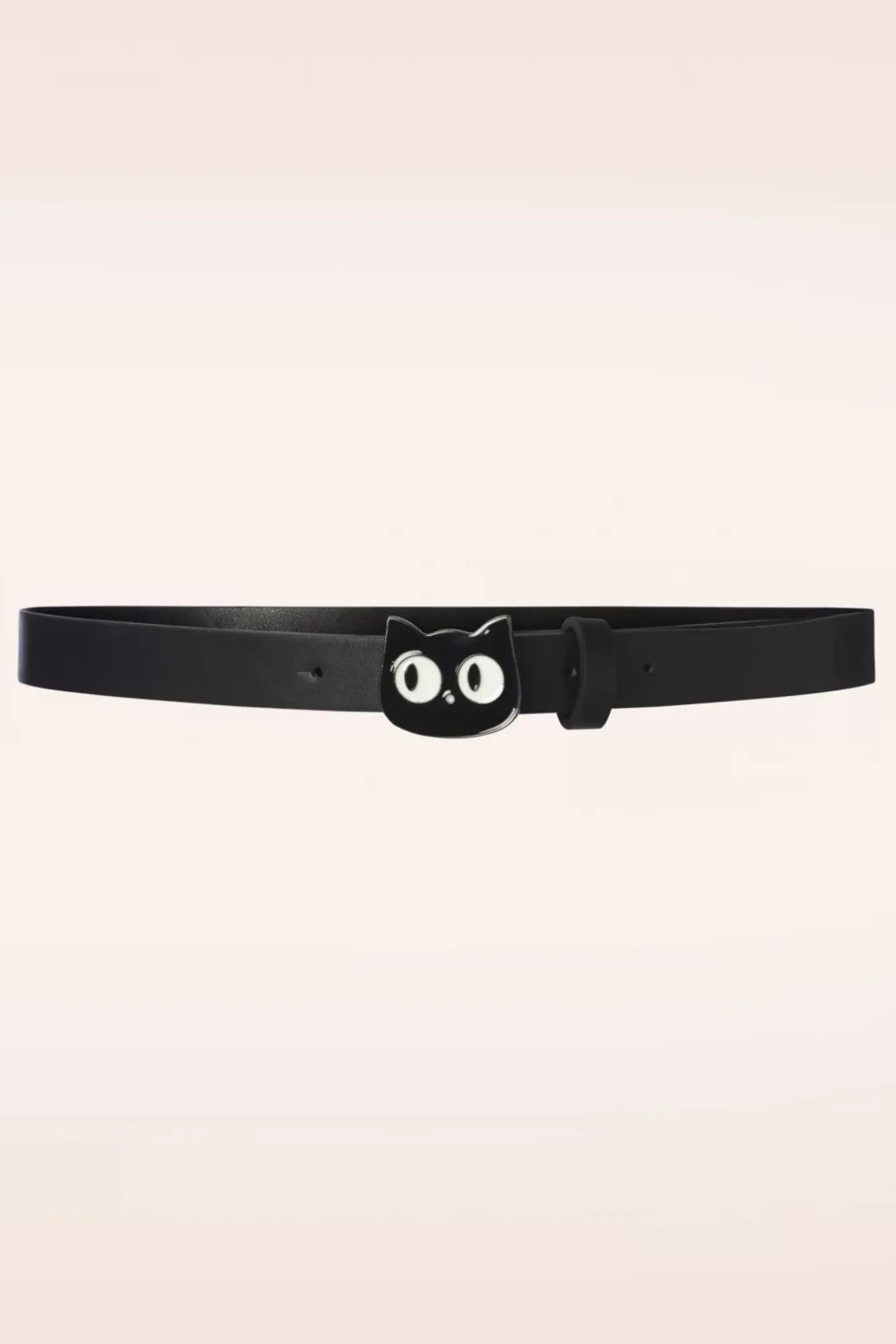 New Banned Retro Addis The Cat Gürtel In Schwarz