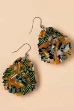 Fashion Erstwilder Adorned In Feathers Iris Ohrhanger