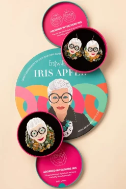 Fashion Erstwilder Adorned In Feathers Iris Ohrhanger