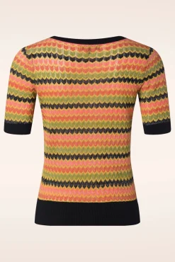 Fashion King Louie Agnes Top Magic In Schwarz