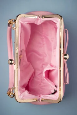 Best Banned Retro Amerikanische Vintage Lacktasche In Pink
