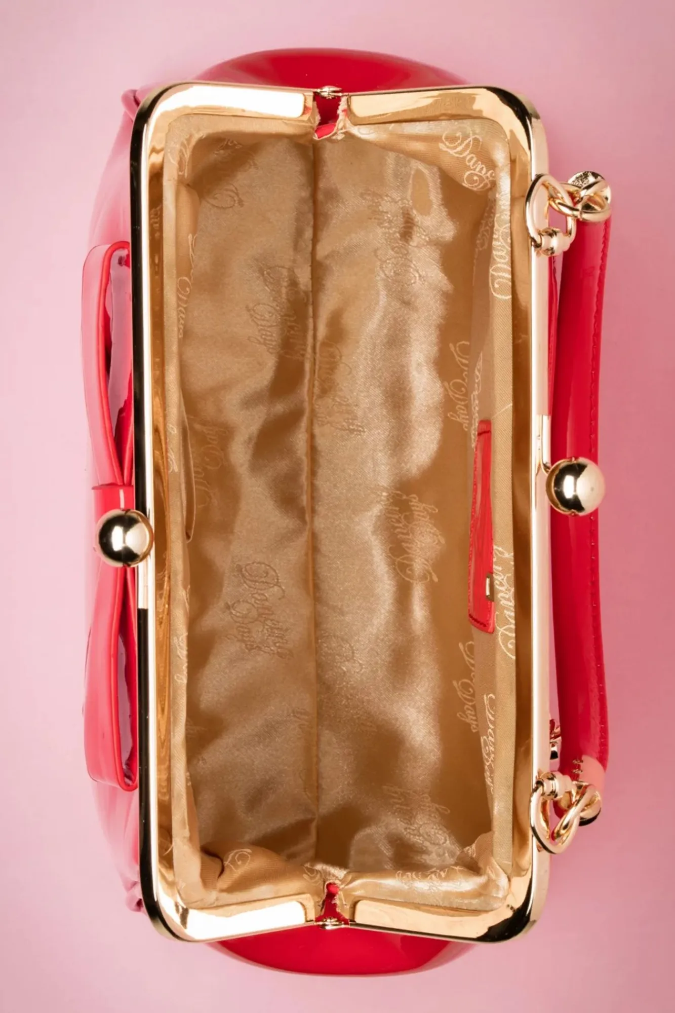 Cheap Banned Retro Amerikanische Vintage Lacktasche In Rot