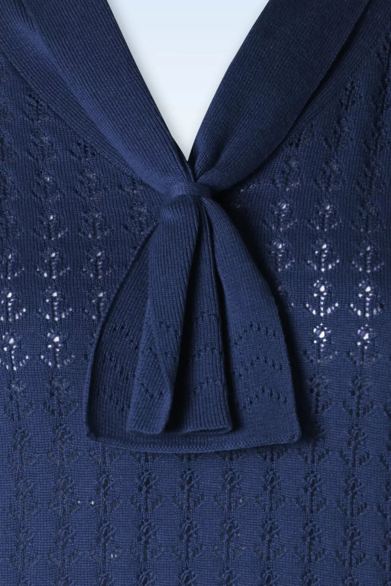 Outlet Banned Retro Anker Ahoi! Top In Marineblau