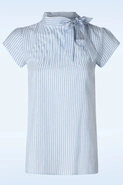 Clearance Circus Anna Gestreiftes Top In Hellblau