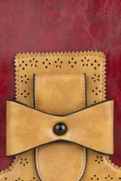 New Banned Retro Antike Handtasche In Rot