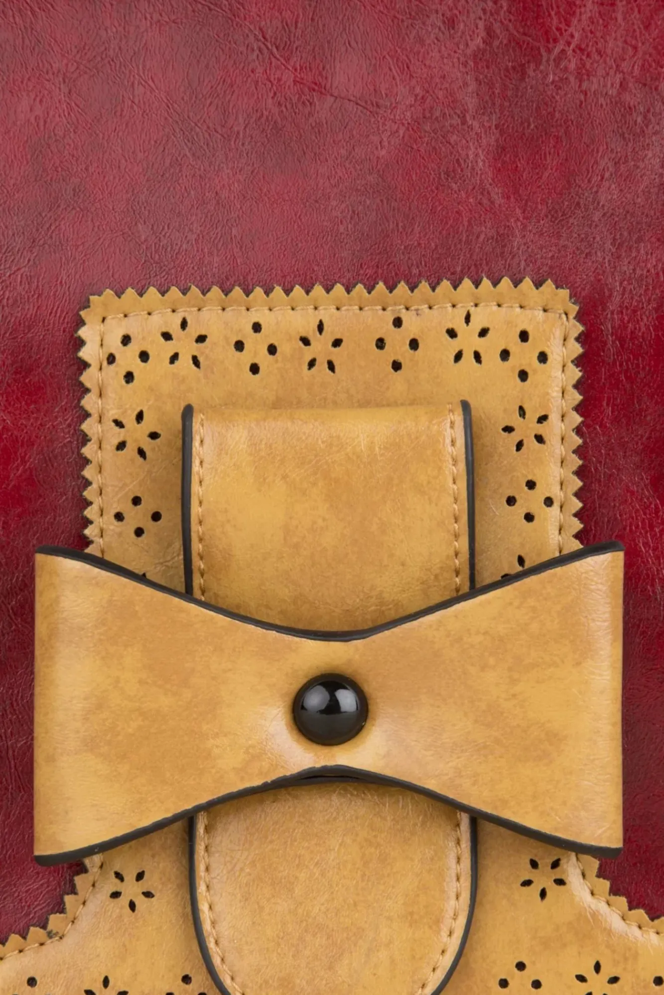 New Banned Retro Antike Handtasche In Rot