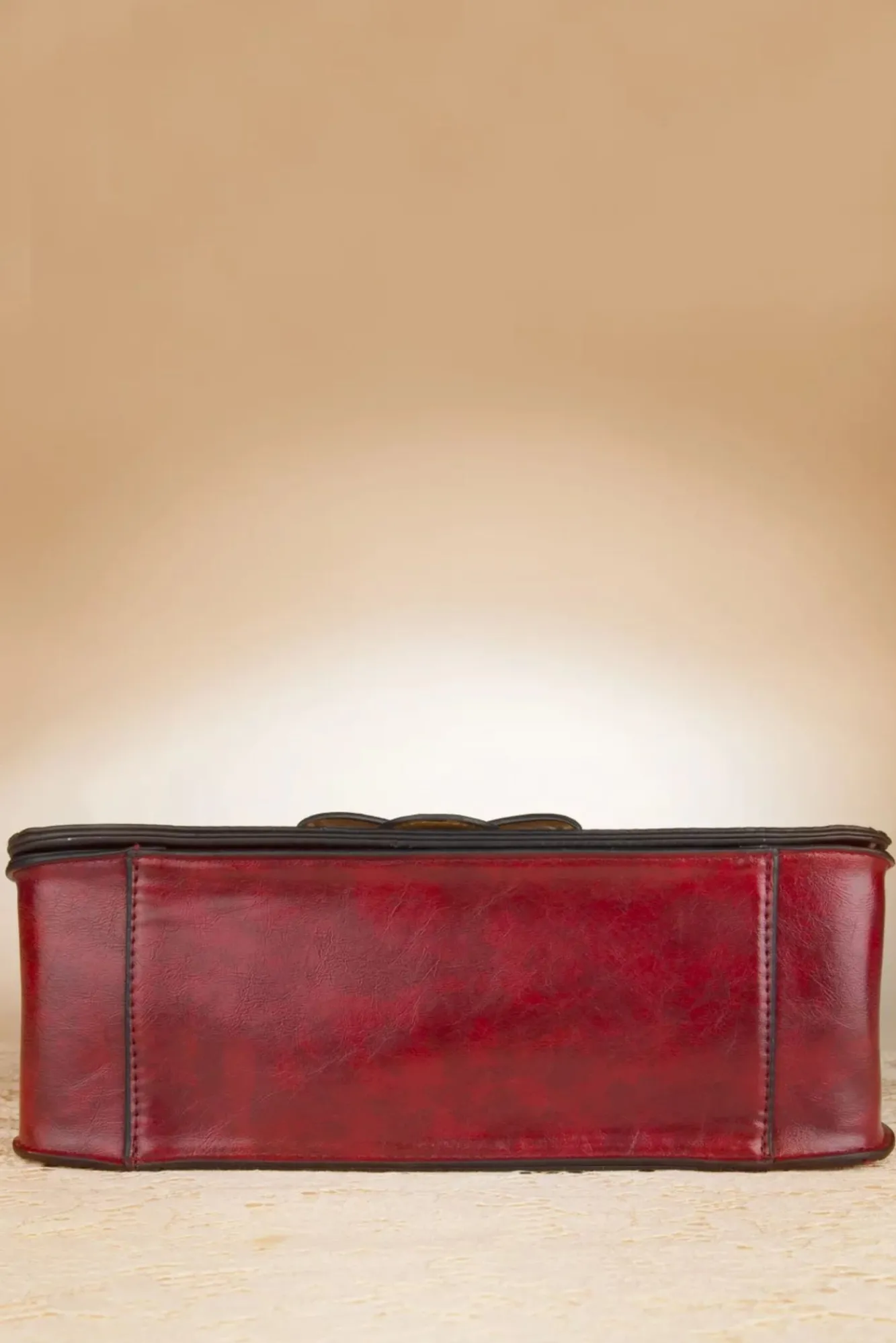 New Banned Retro Antike Handtasche In Rot