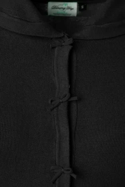 Shop Banned Retro April Bow Cardigan In Schwarz