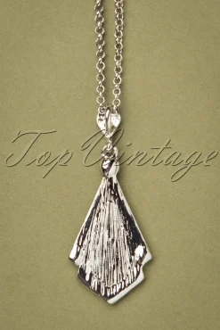 Online Lovely Art Deco Halskette In Schwarz