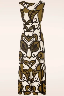 Cheap Surkana Aubrey Maxi Kleid In Khaki