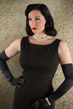 Cheap Lovely Audrey Choker-Halskette Mit Cremefarbenen Perlen