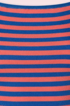 Hot Zilch Audrey Gestreiftes Top In Candy