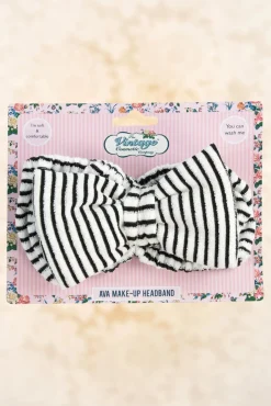 Flash Sale The Vintage Cosmetic Company Ava Make-Up Haarband In Schwarz Und Weis