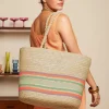 Cheap King Louie Bari Strandtasche Aus Stroh In Sand