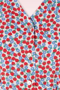 Best Louche Bathilde Strawberry Fields Midikleid In Multi