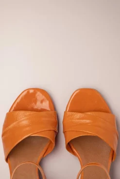 Discount Miz Mooz Bela Sandale In Lack Orange