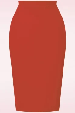 Cheap Vintage Chic for Topvintage Bella Midi Rock In Dunkelorange