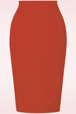 Cheap Vintage Chic for Topvintage Bella Midi Rock In Dunkelorange