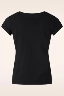 Cheap Mademoiselle Yu00e9Yu00e9 Belle Et Rebelle T-Shirt In Schwarz