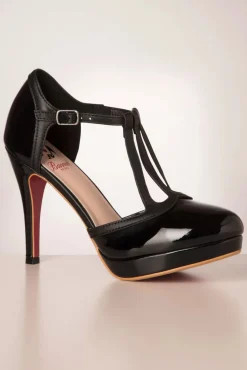 New Banned Retro Betty Pumps In Schwarz