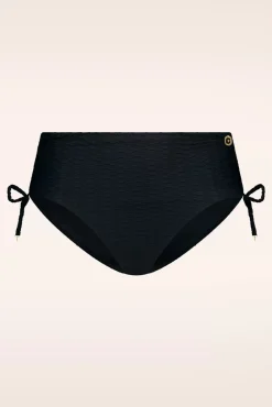 Sale TC Beach Bikinihose Mit Mittlerer Taille Und Schwarzem Schlangenmuster