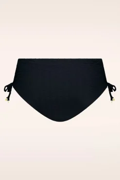 Sale TC Beach Bikinihose Mit Mittlerer Taille Und Schwarzem Schlangenmuster