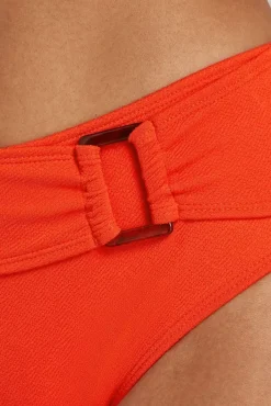Cheap TC Beach Bikinihose Mit Mittlerer Taille In Sommerrot