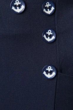 Sale Banned Retro Bleiben Sie Eine Weile Hose In Navy