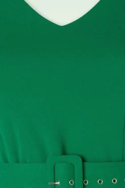 Flash Sale Vintage Chic for Topvintage Bonnie Swing Kleid In Smaragdgrun