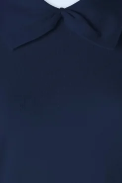 Cheap Banned Retro Bow Delight Jumper In Marineblau