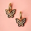 Best Day&Eve by Go Dutch Label Butterfly Pearl Ohrringe In Gold
