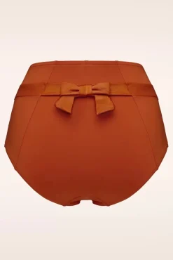 Flash Sale Marlies Dekkers Cache Coeur High Waist Bikinihose In Burnt Orange