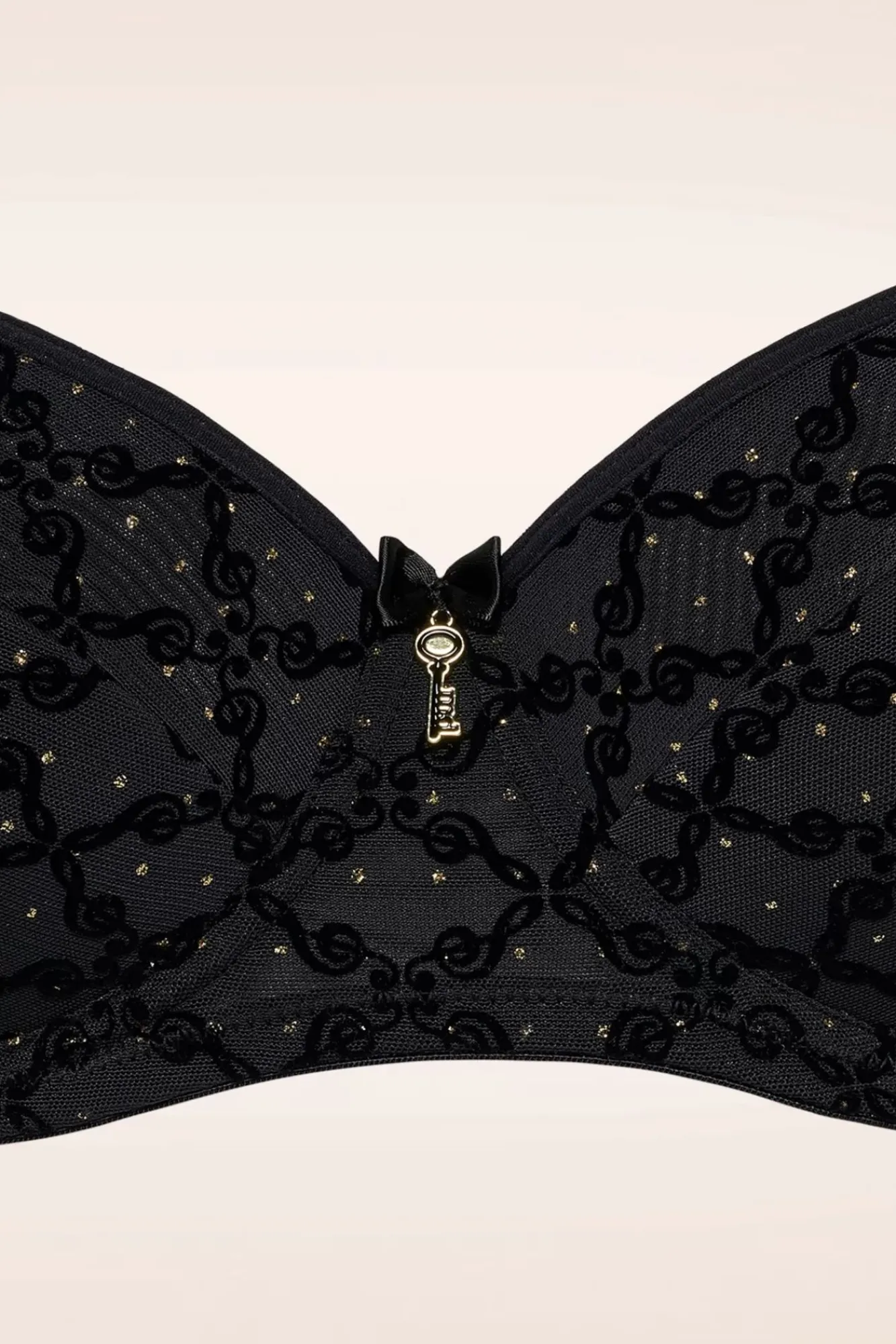 Best Sale Marlies Dekkers Calliope Balcony Bh In Black And Gold Print