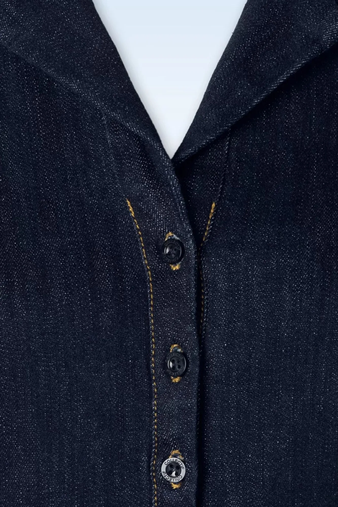 Best Collectif Clothing Caterina Denim Bleistiftkleid In Blau