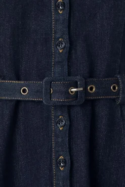 Cheap Collectif Clothing Caterina Jeans Swing Kleid In Blau