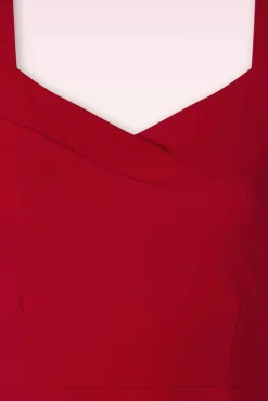 Clearance Vintage Chic for Topvintage Catrice Swing Kleid In Lippenstift Rot