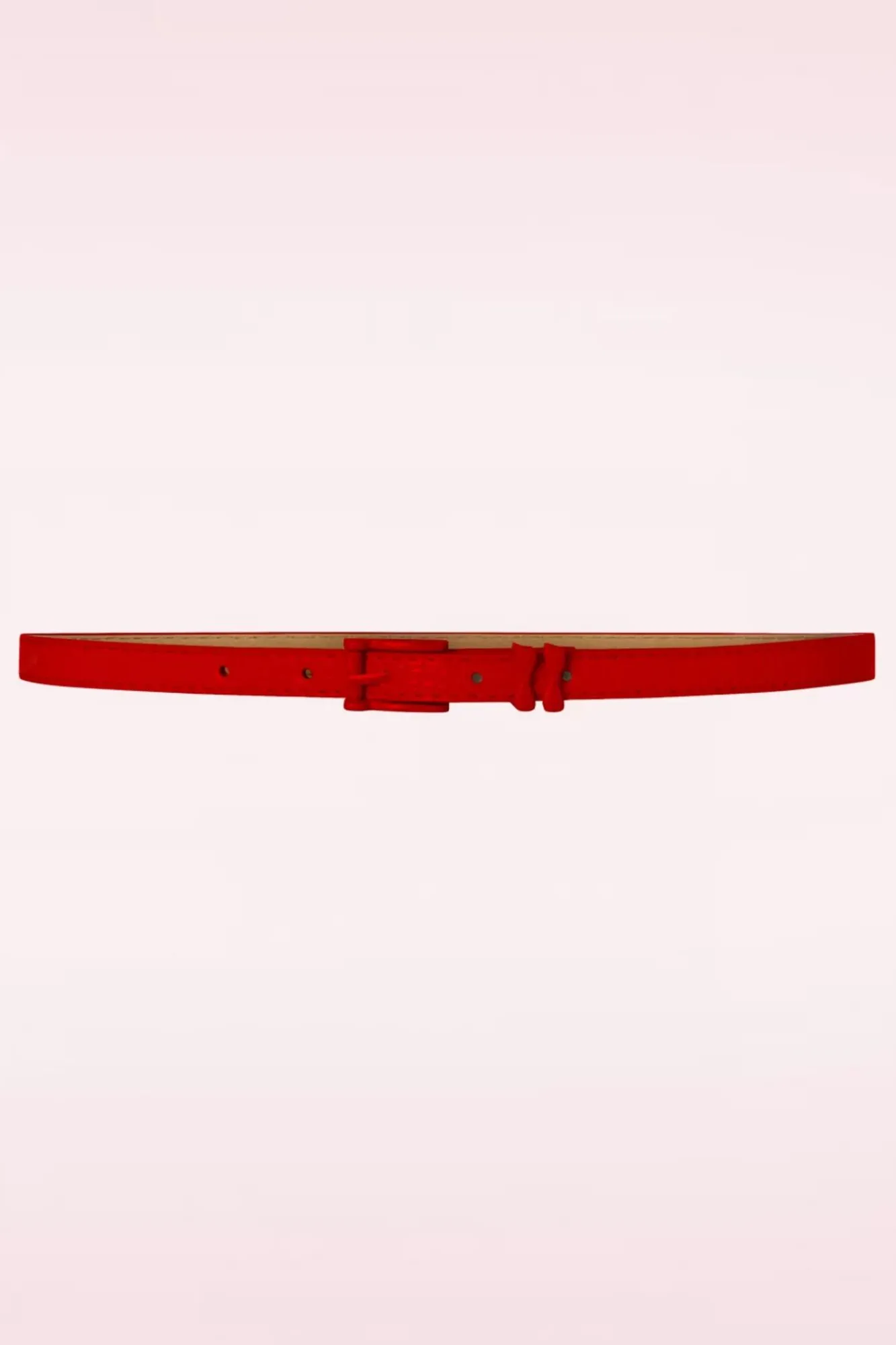 Outlet Banned Retro Cecile Gürtel In Krokodillederrot