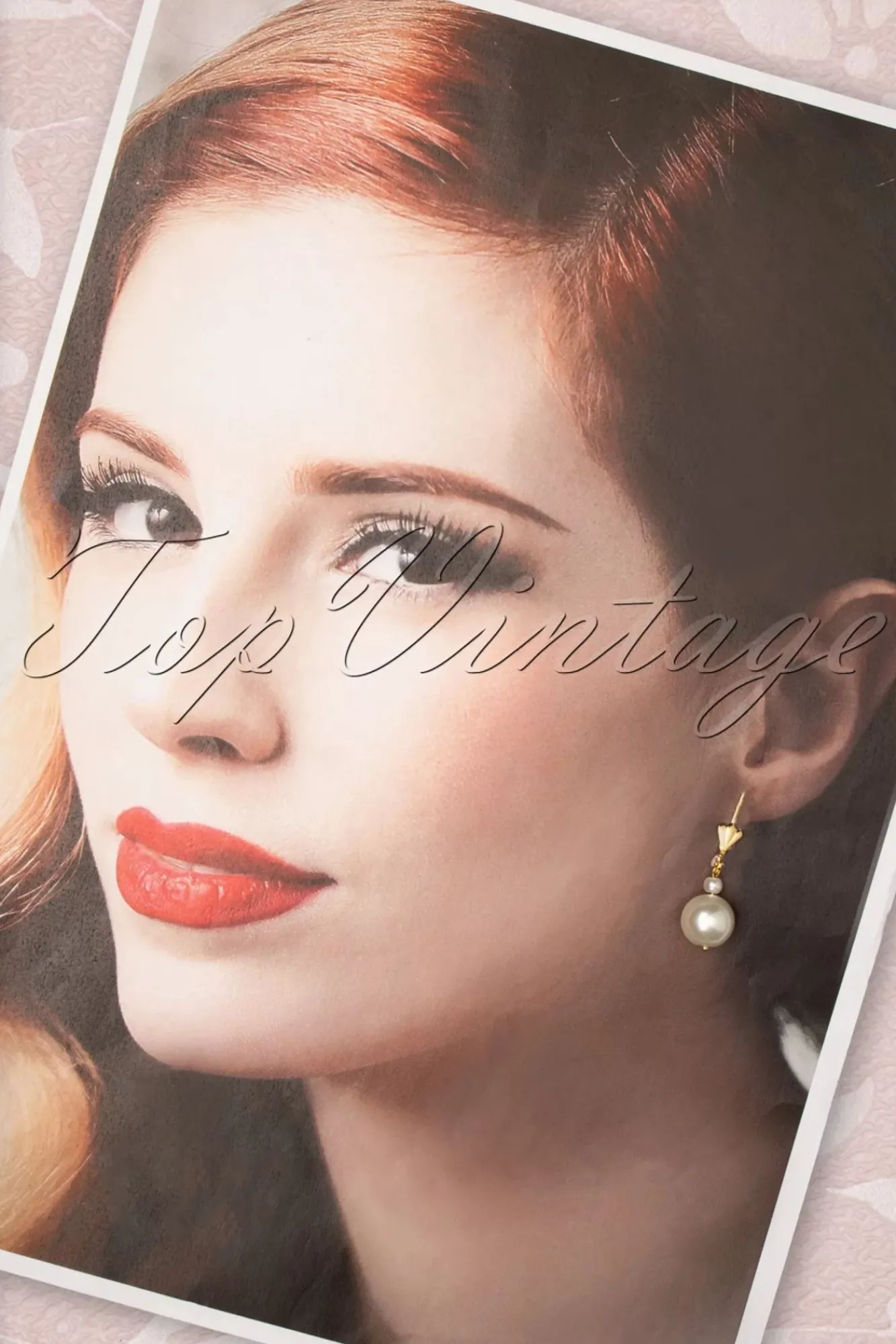 Discount Sweet Cherry Champagne Pearl Ohrringe In Gold Und Elfenbein