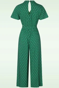 Shop Blutsgeschwister Charmanter Steps Jumpsuit In Lively Cute Flower