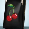 Hot Banned Retro Cherry Pie Body Phone Tasche In Schwarz