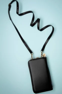 Hot Banned Retro Cherry Pie Body Phone Tasche In Schwarz