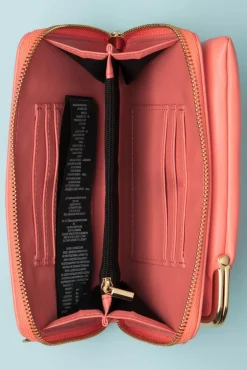 Clearance Banned Retro Cherry Pie Handytasche In Korallenrosa