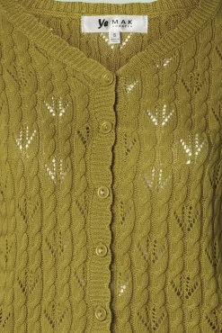 Best Mak Sweater Claudia Cardigan In Salbei