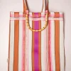Fashion Surkana Club Tropicana Shopper-Tasche In Orange
