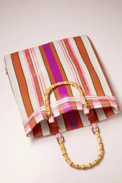 Fashion Surkana Club Tropicana Shopper-Tasche In Orange