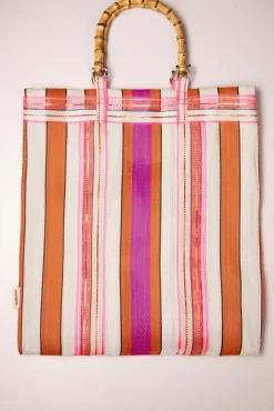 Fashion Surkana Club Tropicana Shopper-Tasche In Orange