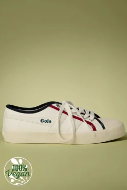 Online Gola Coaster Smash Turnschuhe In Off White Und Navy